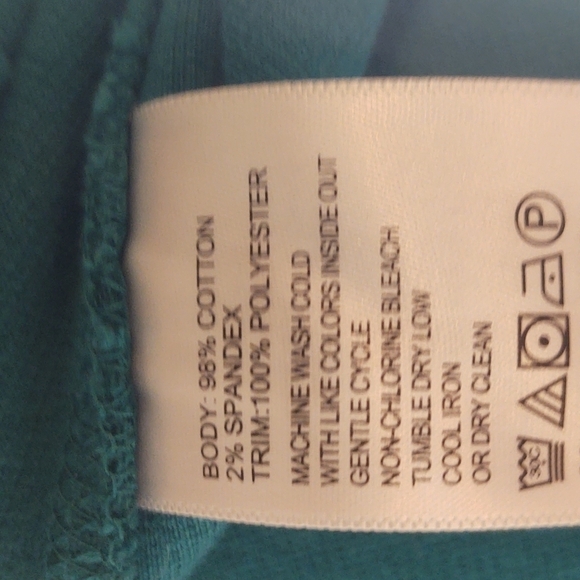 Tommy Bahama Tropical Trim Teal Pullover Sz S - Picture 9 of 9